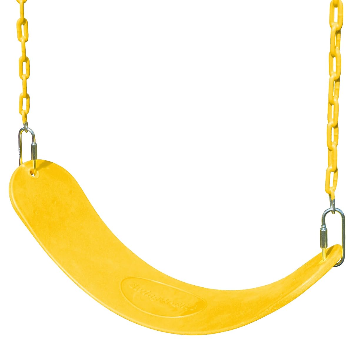 27" Swing Seat with 58" Coated Chains for Backyard