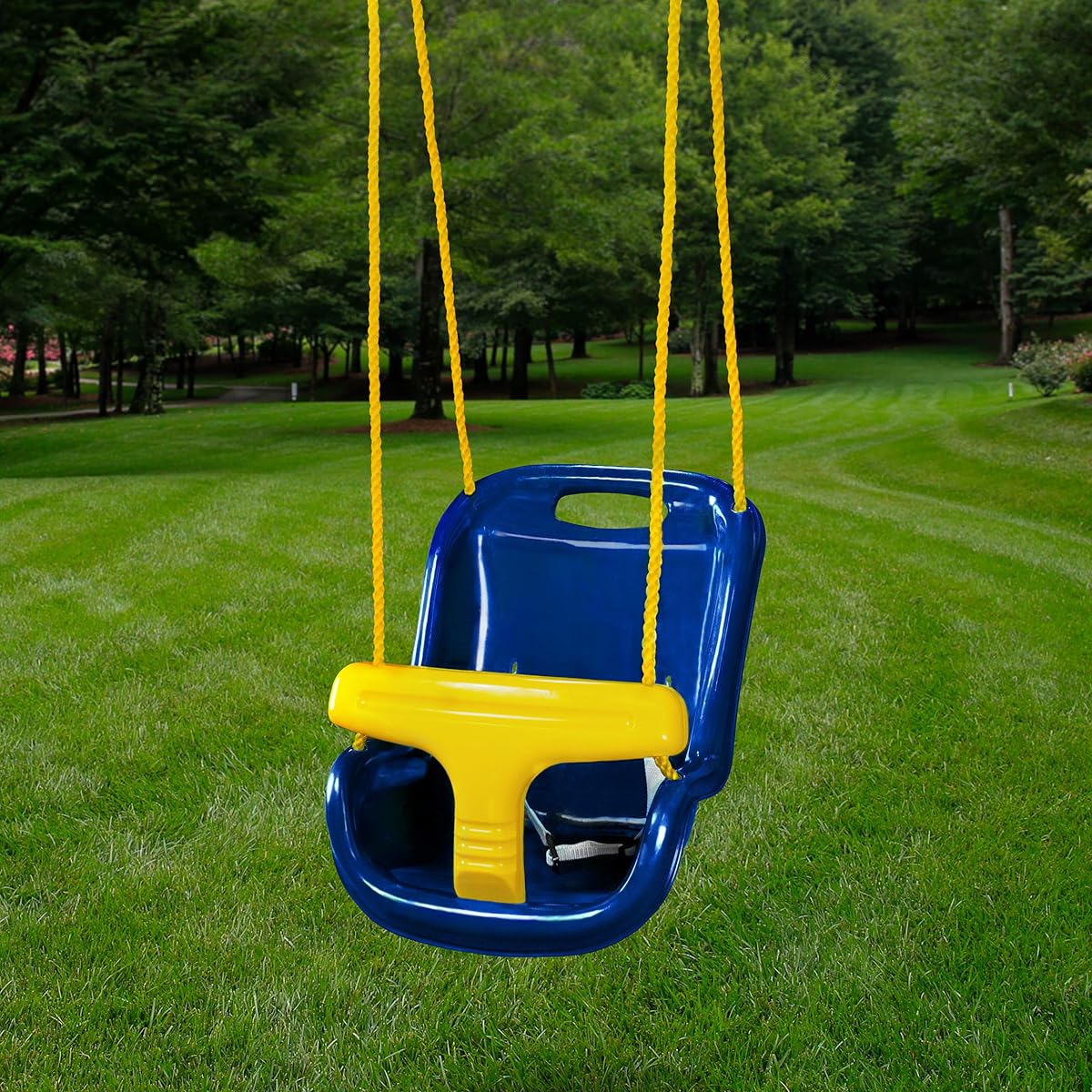 Plastic Infant Swing with Nylon Rope Swing Set Attachment