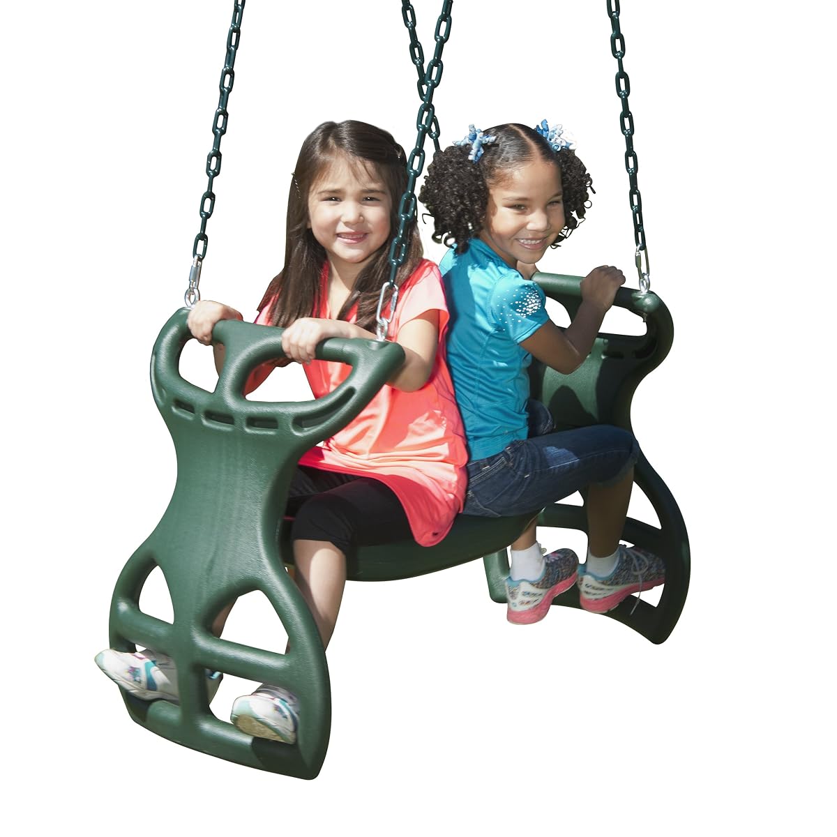 Cedar Brook Wooden Swing Set Play Set with Two
