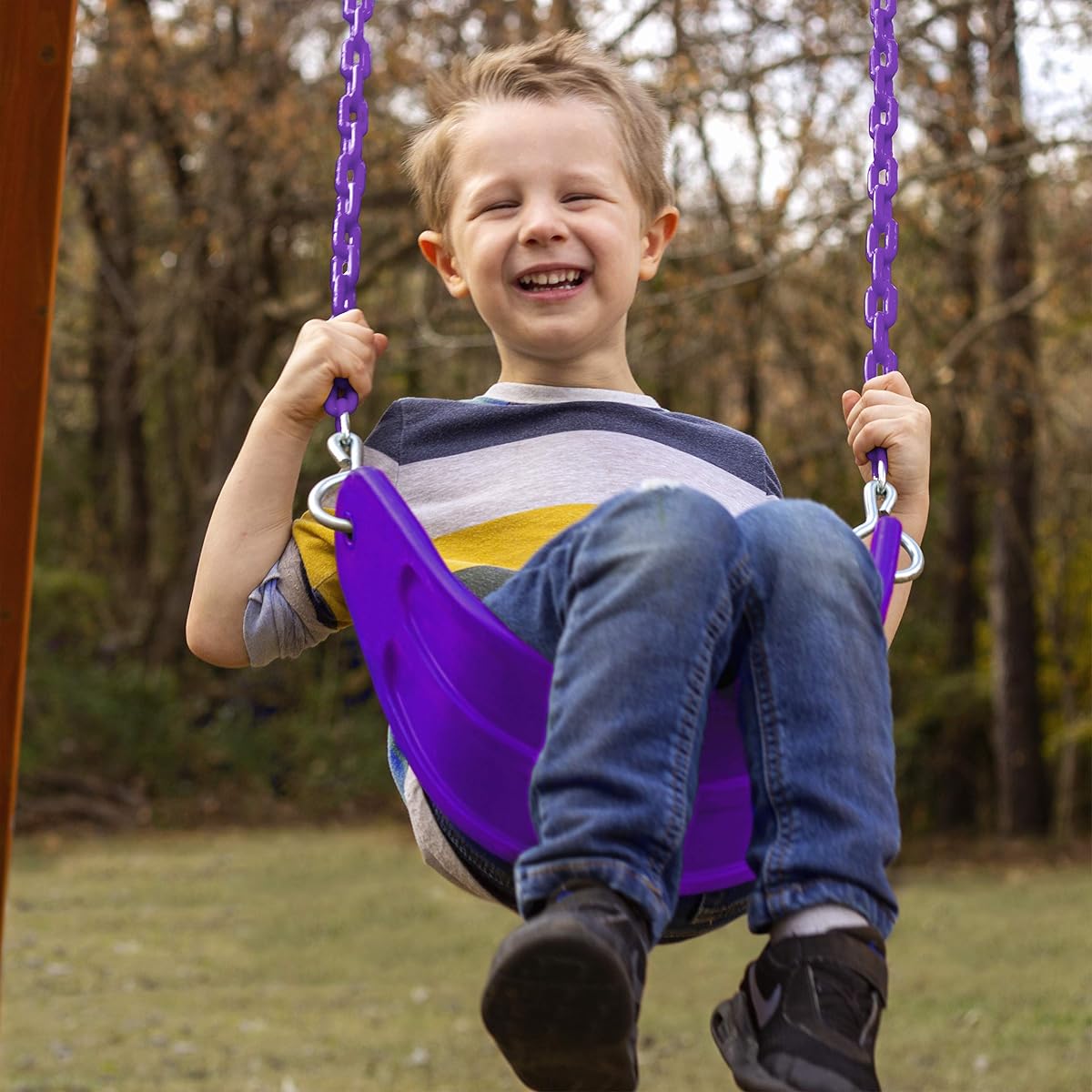 Extreme-Duty Swing Seat with Comfort Coated Chains