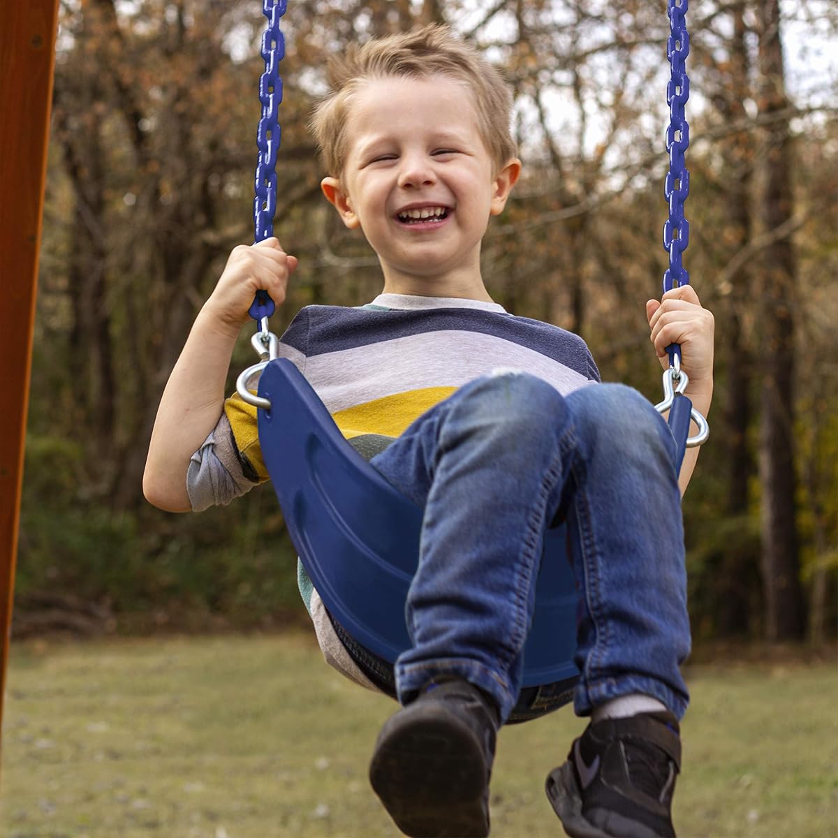 Extreme-Duty Swing Seat with Comfort Coated Chains