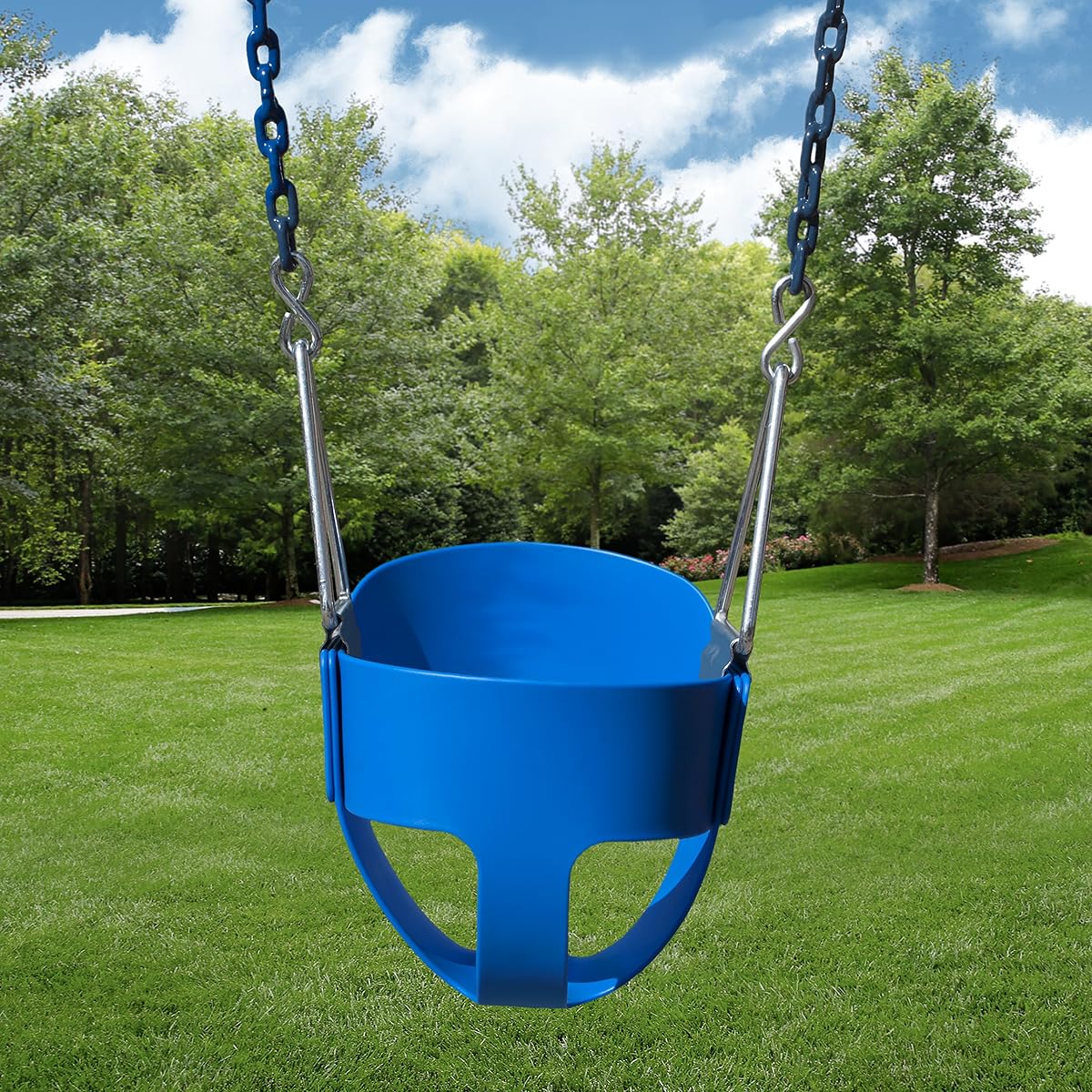 Full Bucket Toddler Swing with Chains