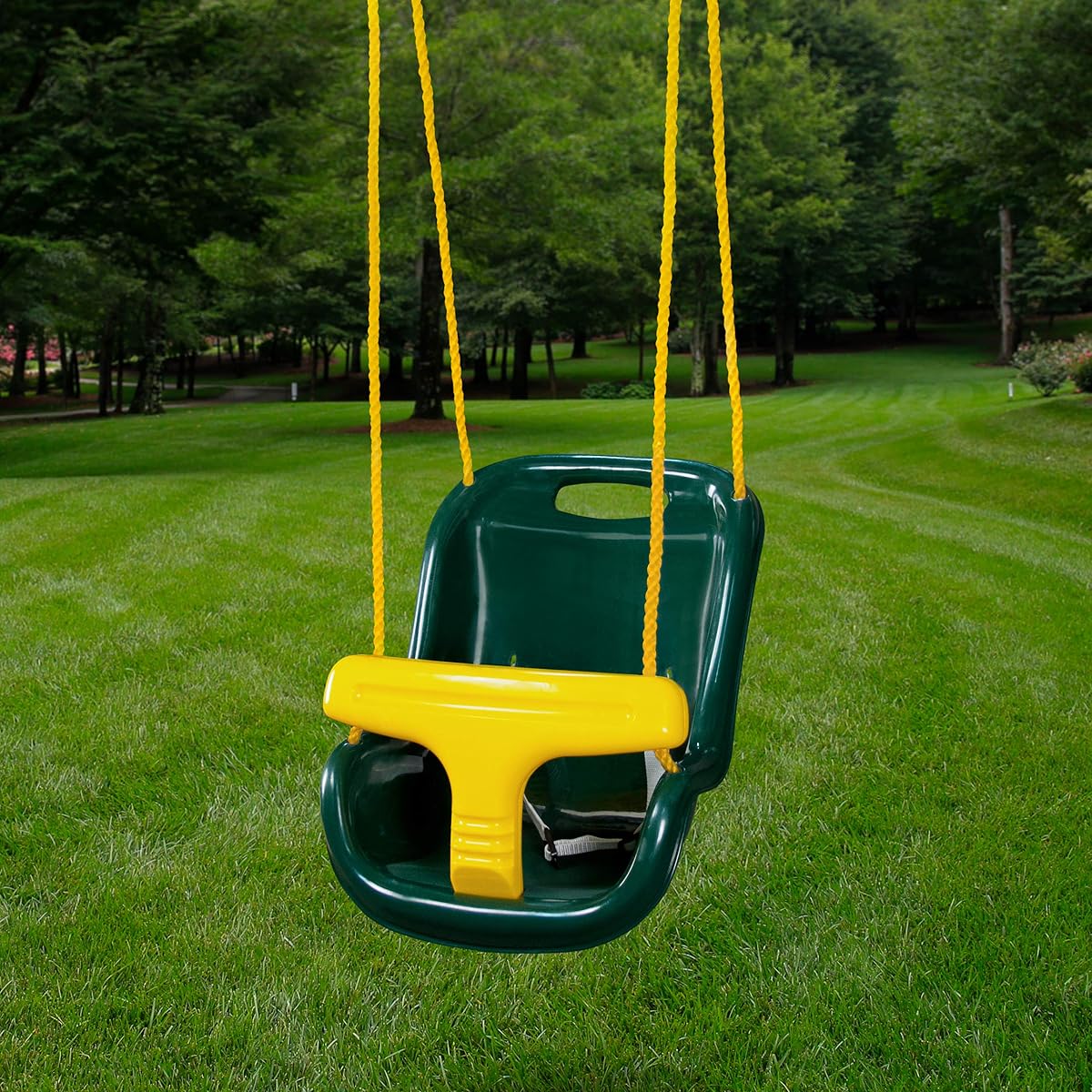 Plastic Infant Swing with Nylon Rope Swing Set Attachment