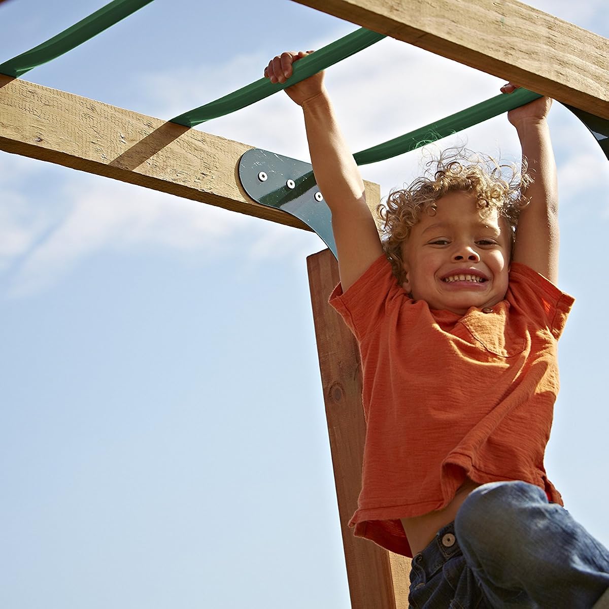 Metal Monkey Bars with Six 21.5" Metal Rungs with