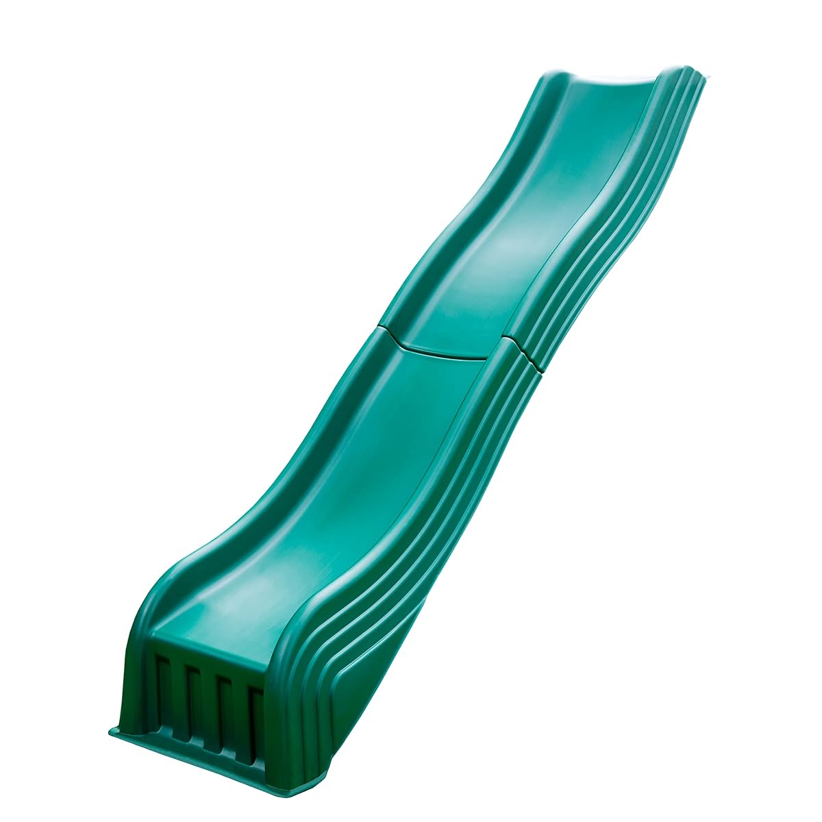 Two Piece Plastic Cool Wave Slide for Swing Sets-